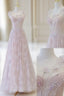 Fairy A Line Straps Pink Formal Prom Dresses 22Th Birthday Outfit