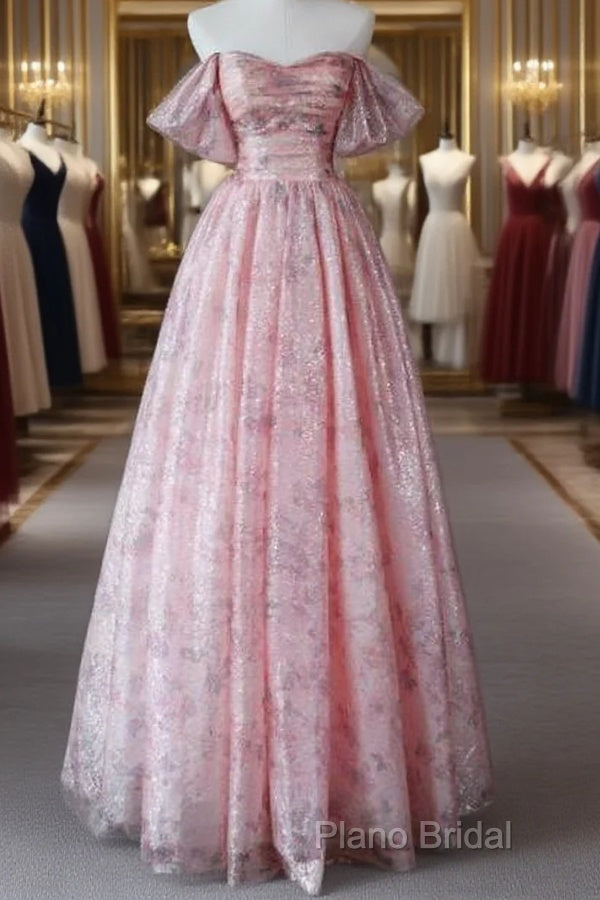 Fairy Ball Gown Strapless Pink Formal Prom Dresses 22Th Birthday Outfit Main image