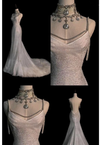 Fairytale Mermaid Wedding Dresses Glittering Straps Backless Wedding Dresses