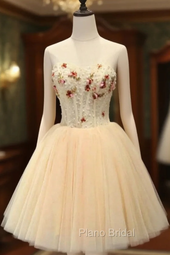 Fancy A Line Homecoming Dresses Sweetheart Homecoming Dresses Main image