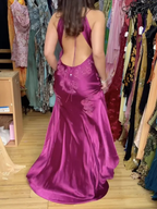 Fancy Mermaid Spaghetti Straps Green Backless Long Formal Prom Dresses Formal Evening Dresses Formal Dresses
