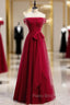 Fancy Tulle Off the Shoulder Beading Formal Prom Dresses