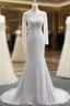 Fashion Mermaid Wedding Dresses Long Sleeve High Quality Sexy Scoop Neck