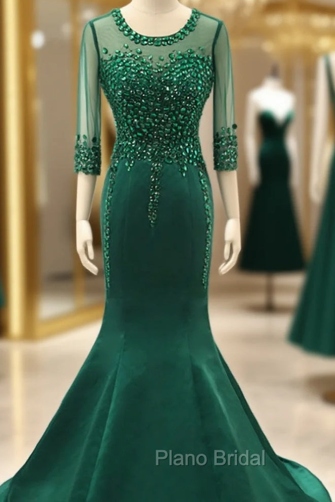 Fashion Transparent Evening Dresses Real Photos Formal Prom Dresses
