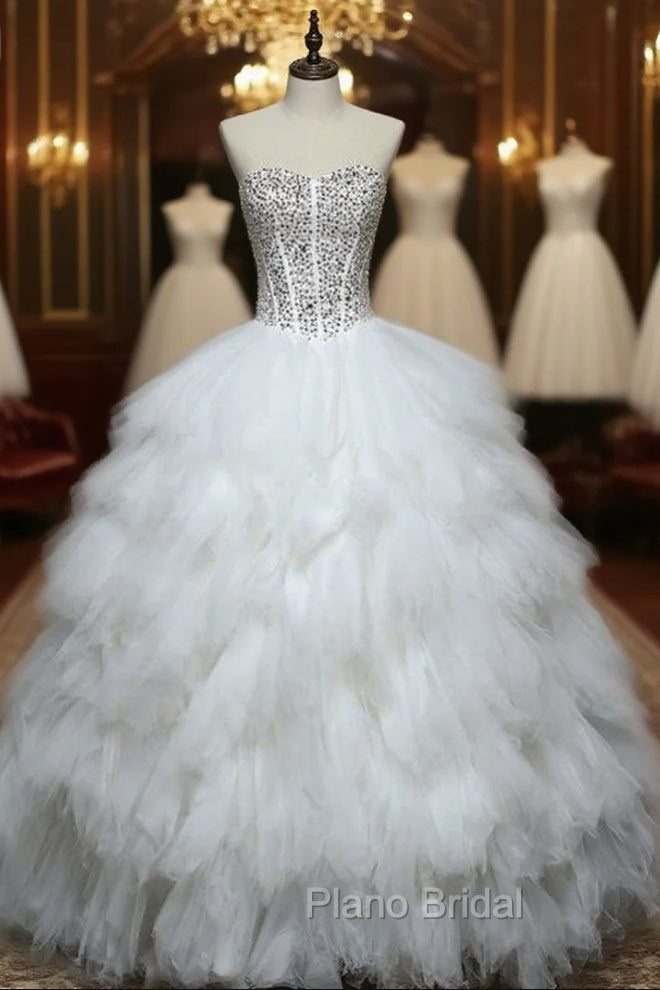 Fashion Wedding Dresses Sexy High Quality Feather Princess Wedding Gown Main image