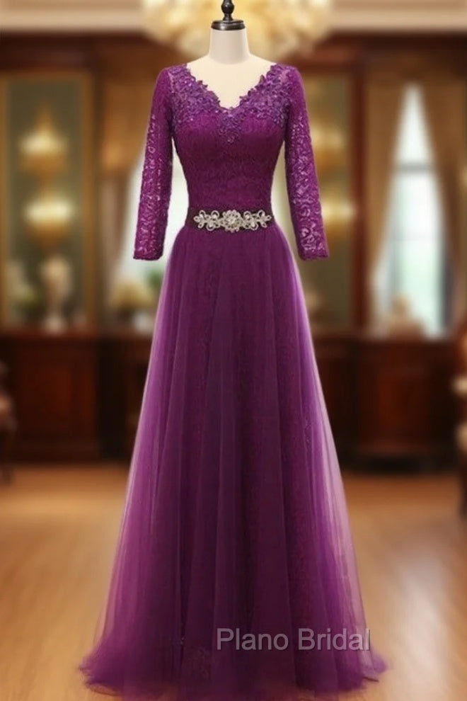 Fashionable Long Sleeves Floor-Length Mother of the Bride Dresses Main image