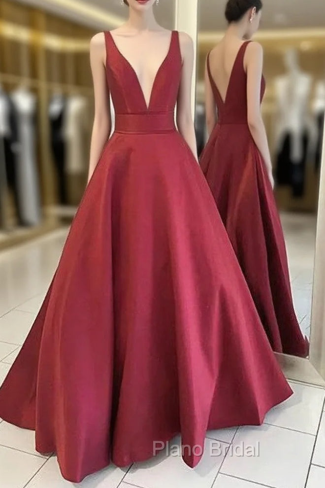 Formal Dresses Burgundy Formal Prom Dresses Ball Gowns Evening Gowns Main image