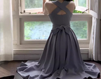 French Style Niche Light Luxury White Straps Dresses Elegant White Birthday Dresses