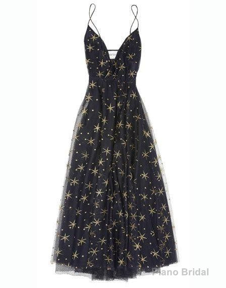Star Illusion Tulle Dress