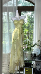 Green Beaded Exquisite Gorgeous Long Chiffon Formal Prom Dresses Formal Evening Dresses Party Dresses