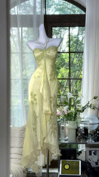 Green Beaded Exquisite Gorgeous Long Chiffon Formal Prom Dresses Formal Evening Dresses Party Dresses