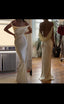Gorgeous Mermaid Off The Shoulder Floor-Length Satin Formal Evening Dresses Formal Prom Dresses