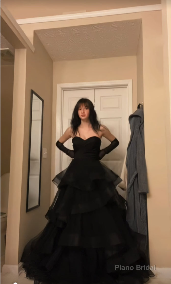 Gorgeous Prom Dress, Tiered Evening Gown Main image