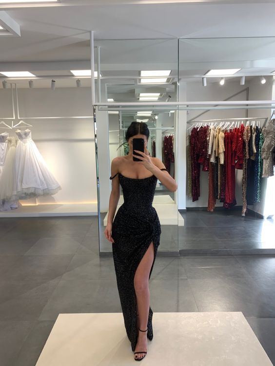 Gorgeous Formal Prom Dresses,Sequin Formal Evening Dresses,Long Formal Gowns,Black Formal Dresses