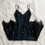 Gorgeous Mermaid Spaghetti Straps Beaded Navy Blue Satin Long Formal Prom Dresses