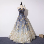 Gorgeous Tulle A-Line Party Gown, Fashionable Formal Prom Dresses