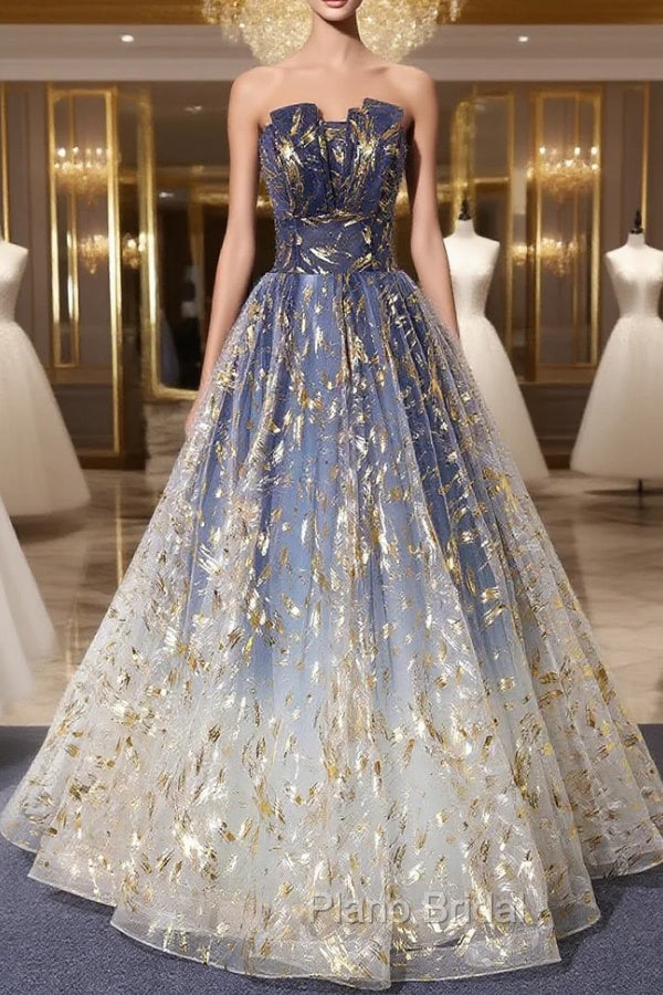 Gorgeous Tulle A-line Party Gown, Fashionable Formal Prom Dresses Secondary image
