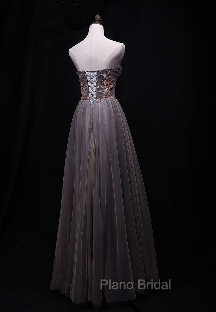 Gorgeous Tulle Sweetheart Long Formal Prom Dresses, New Party Dresses Secondary image