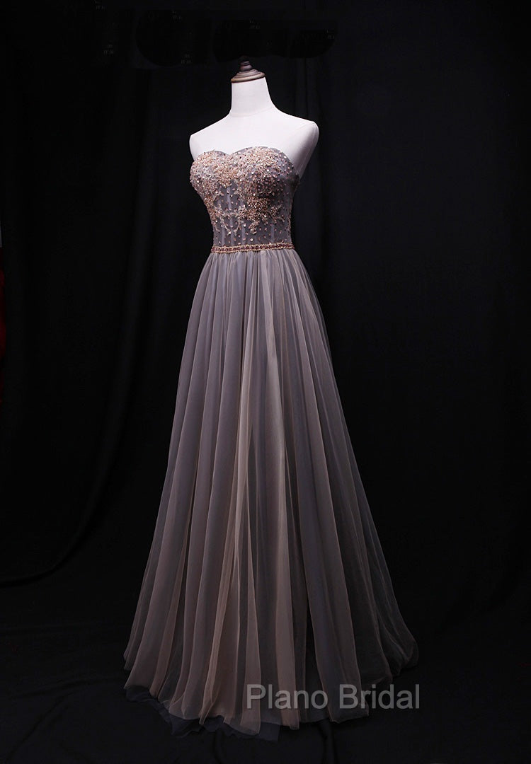 Gorgeous Tulle Sweetheart Long Formal Prom Dresses, New Party Dresses Main image