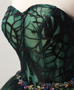 Stylish Tulle Lace Short Formal Prom Dresses, Cute Evening Dresses