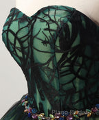 Stylish Tulle Lace Short Formal Prom Dresses, Cute Evening Dresses