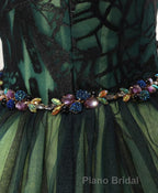 Stylish Tulle Lace Short Formal Prom Dresses, Cute Evening Dresses