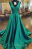 Green Color Formal Prom Dresses, Ball Gown, Formal Dresses,Birthday Party Gown Long, Back To Schoold Party Gown