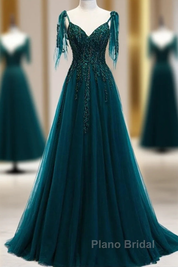 Green Formal Dresses Formal Prom Dresses Handmade Womens Formal Prom Wedding Party Dresses