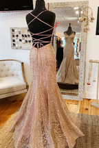 Green Long Mermaid Formal Prom Dresses Formal Evening Gowns