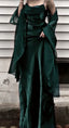 Green Long Formal Prom Dresses, Formal Evening Gowns