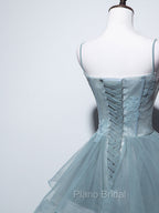 Green Long Formal Prom Dresses, Green Formal Graduation Dresses With Lace
