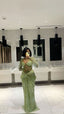 Green Long Formal Prom Dresses Mermaid Formal Evening Dresses