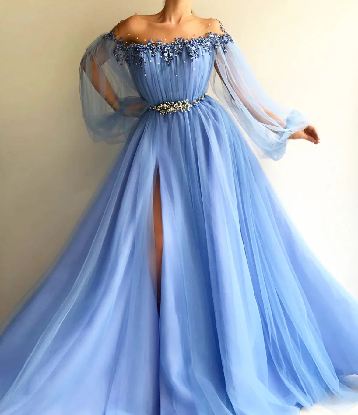 Blue/Green New Fashion Formal Evening Dresses Formal Prom Gown