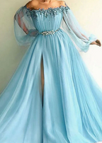 Blue/Green New Fashion Formal Evening Dresses Formal Prom Gown