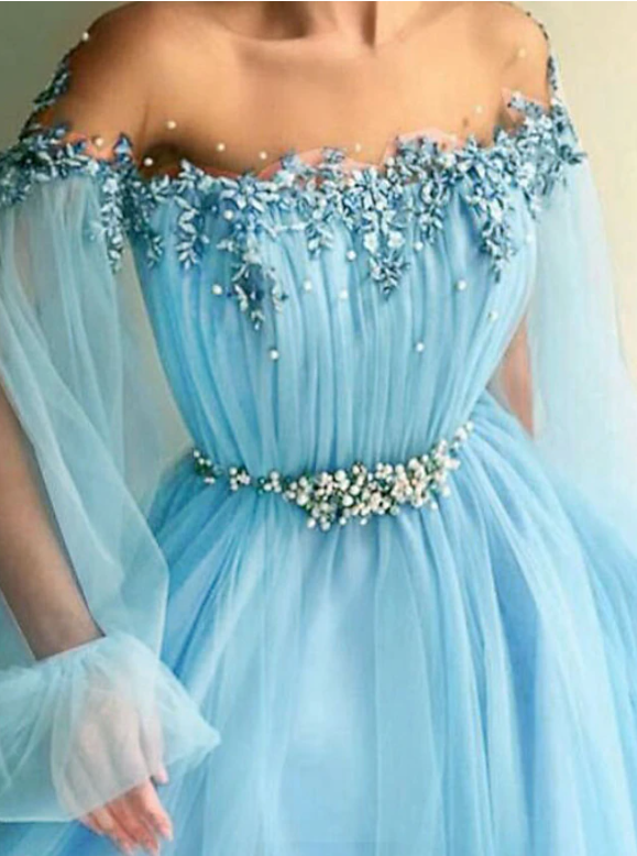 Blue/Green New Fashion Formal Evening Dresses Formal Prom Gown