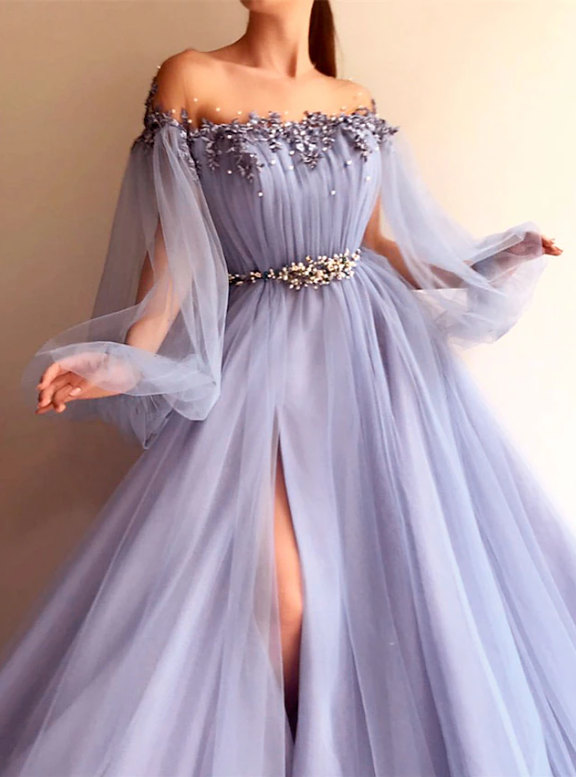Blue/Green New Fashion Formal Evening Dresses Formal Prom Gown