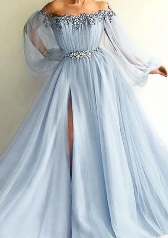 Blue/Green New Fashion Formal Evening Dresses Formal Prom Gown