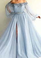 Blue/Green New Fashion Formal Evening Dresses Formal Prom Gown