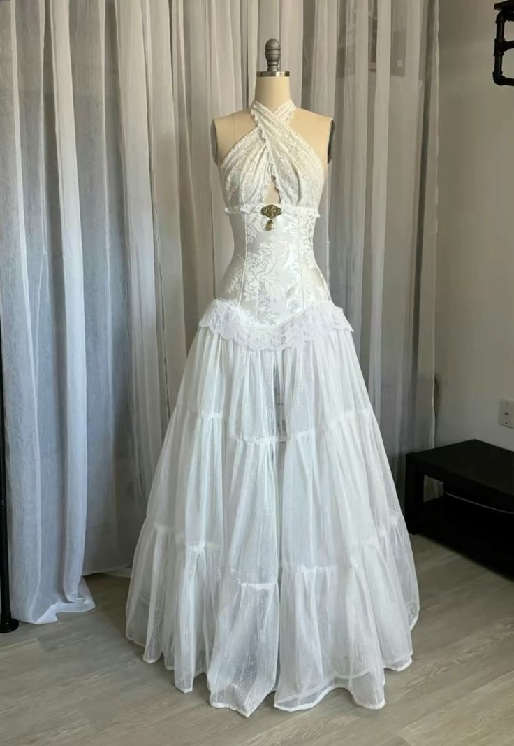 Halter Lace A Line Occasion Dresses Formal Party Dresses