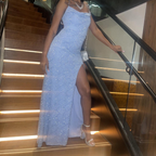 Sparkly Blue Sequins Sheath Formal Evening Party Dresses With High Slit Long Formal Prom Dresses