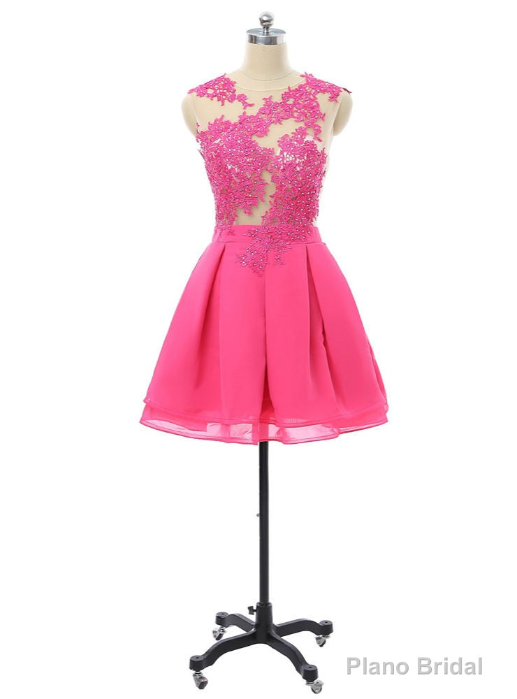 Homecoming Dresses A-line Cap Sleeves Short Mini