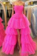 Hot High Low Formal Prom Dresses, High Low Formal Evening Dresses