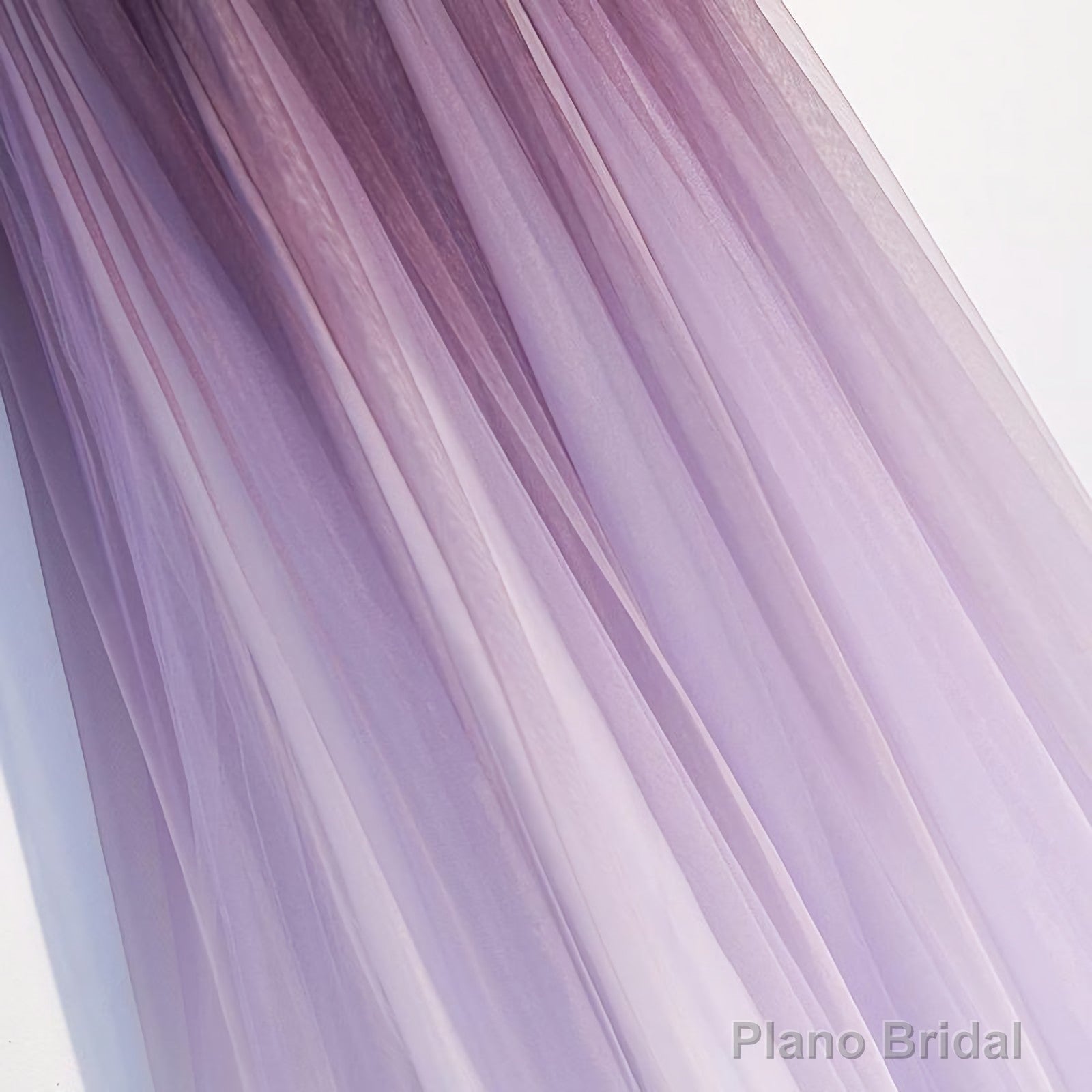 Unique A Line Ombre Purple Beading Prom Dresses With Lace Up Long Dance Dresses