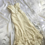 Ivory Luxury Gorgeous Fashion Exquisite Flowers Beading Long Chiffon Elegant Ball Gown Formal Evening Dresses Party Dresses