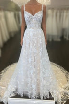 Lace A-Line Wedding Dresses, Bridal Gown ,Dresses For Brides