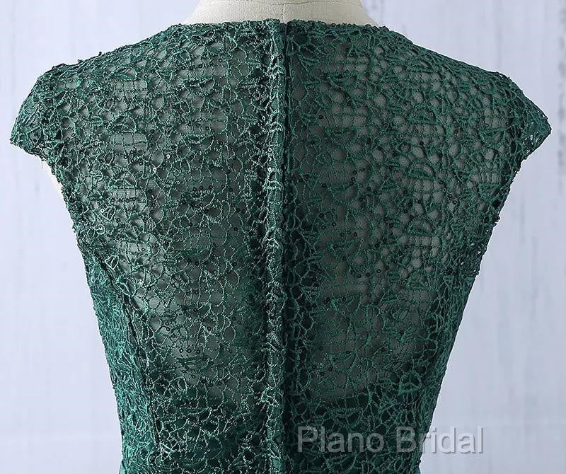 Lace And Tulle Beautiful Bridesmaid Dresses, Elegant Formal Dresses