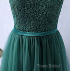 Lace And Tulle Beautiful Bridesmaid Dresses, Elegant Formal Dresses