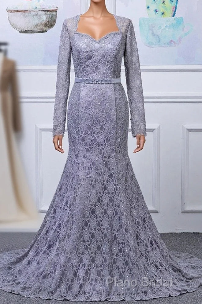 Lace Long Sleeves Trumpet/Mermaid Mother Of The Bride Dresses Main image