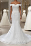 Lace Off-The-Shoulder Mermaid Wedding Dresses