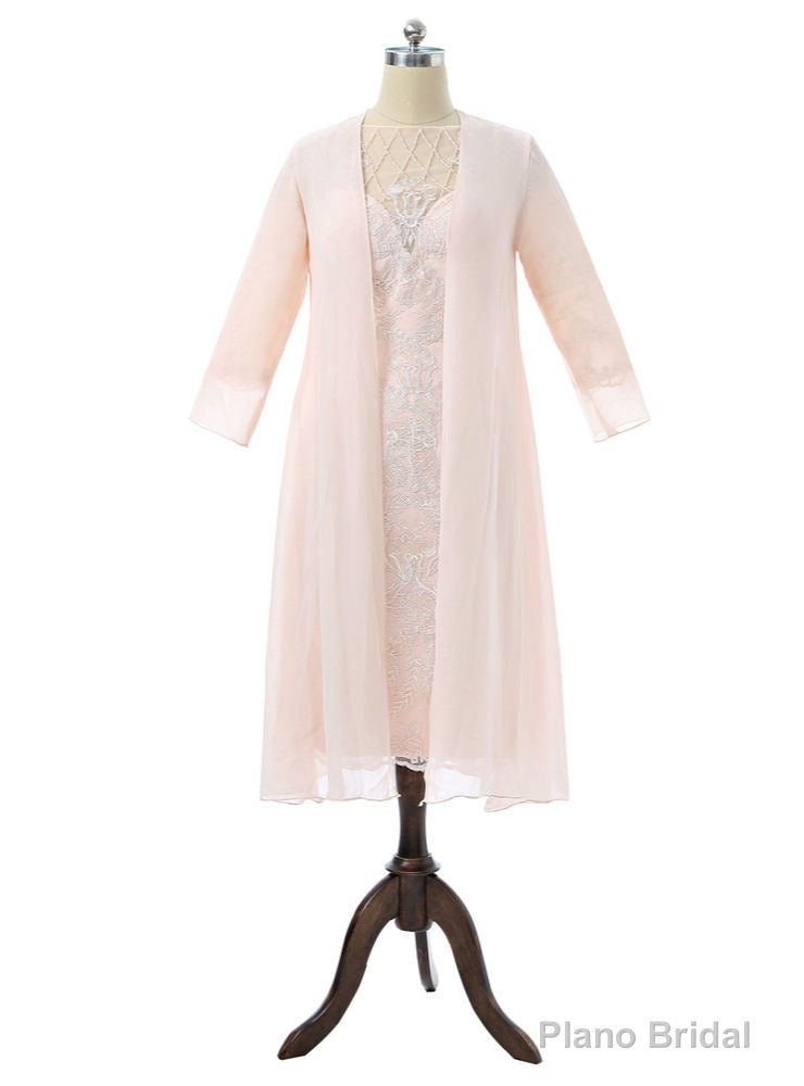 Lace Pearls Groom Formal Short Mother Dresses For Wedding Main image